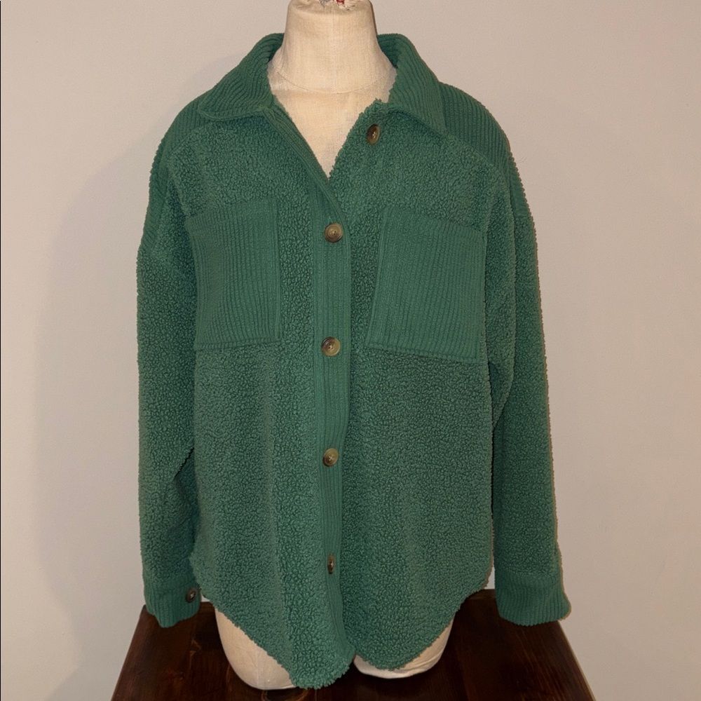 American Eagle Sherpa Shacket Size XS